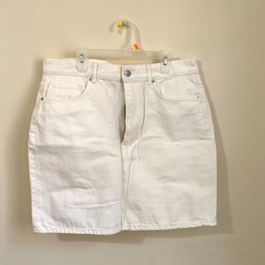 H&M Skirt White - HM white Skirt